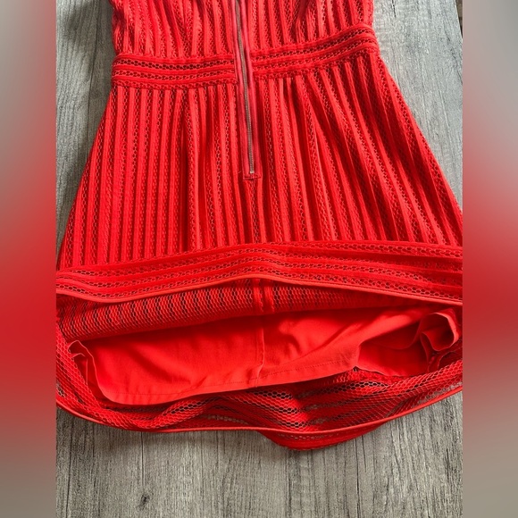 J. Crew Neon Red Sleeveless Dress Size 6 - Picture 8 of 11
